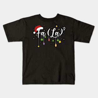 Funny Christmas Fa (La)8 Kids T-Shirt